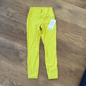 NWT Lululemon Align HR pant (lime green)